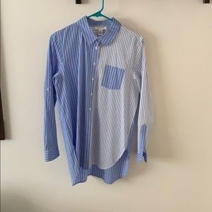 ⭐️ Asymmetrically colored Calvin Klein blouse